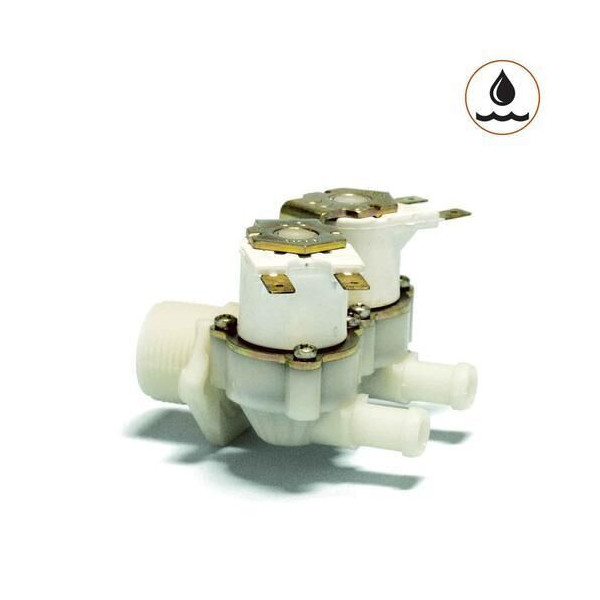 Válvula para água 2 VIAS SV 3/4 ømm.12 V.24
