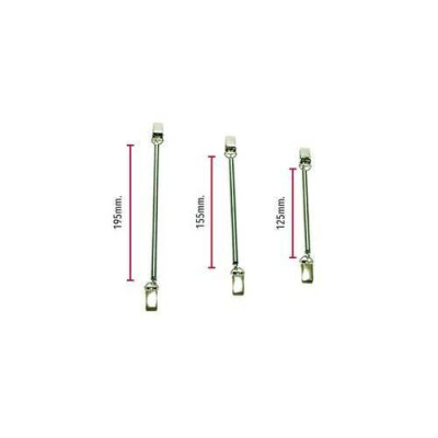 KIT Molas Zincado para Capas tabua com Clipes (3 Peças)