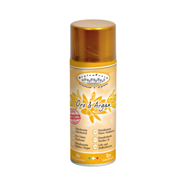 Spray têxtil e ambiente Ouro e Argão (400ml)