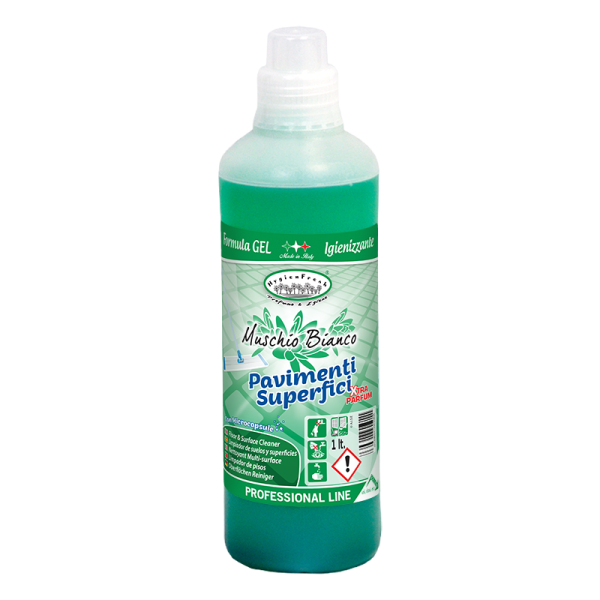 Detergente pisos e superfícies Muschio Bianco (1 litro)