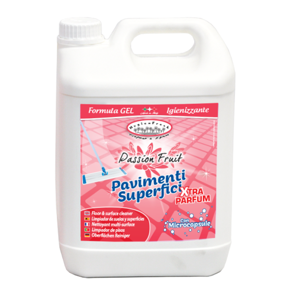 Detergente pisos e superfícies Passion Fruit (5 litros)
